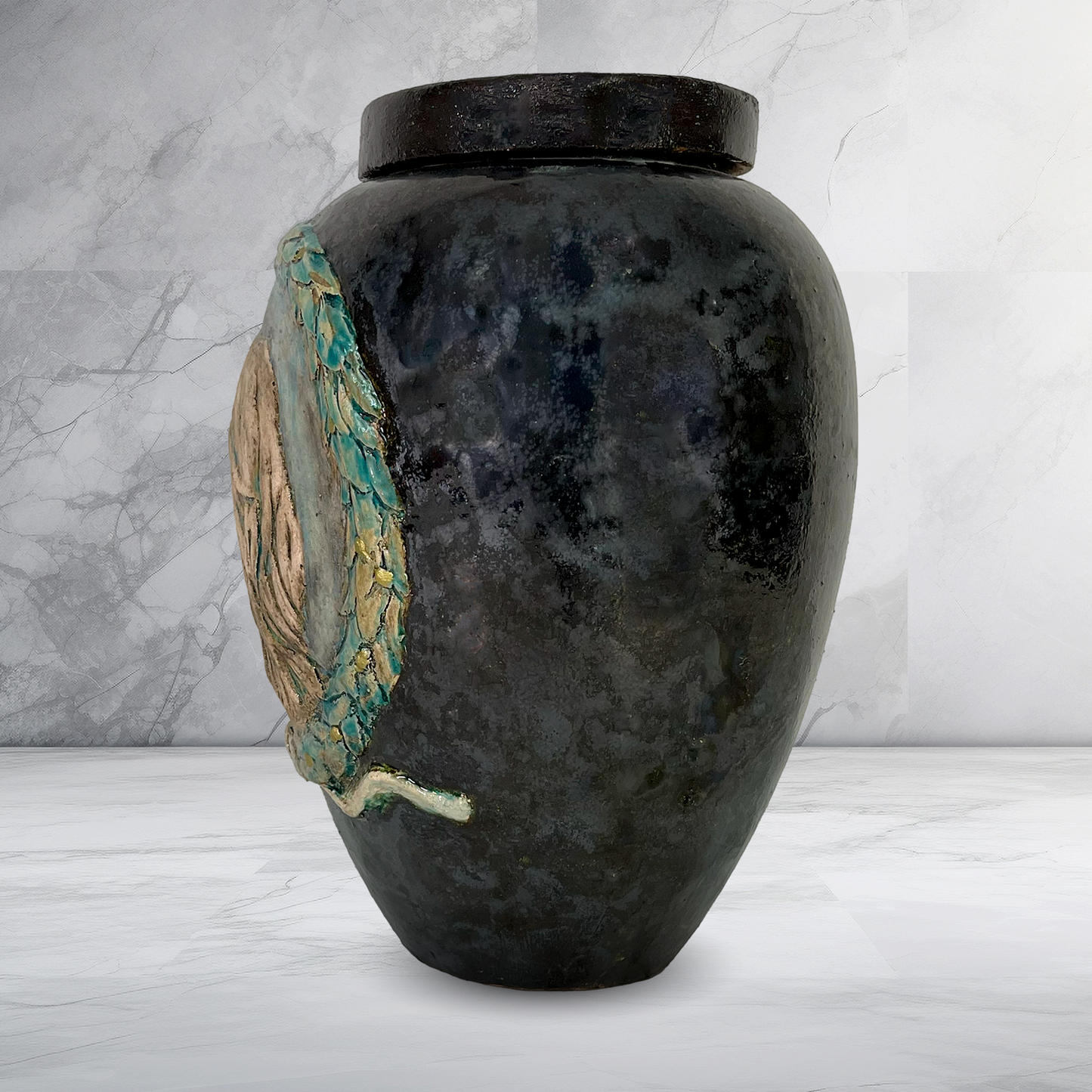 Portrait Urn, for Cemetery Niches